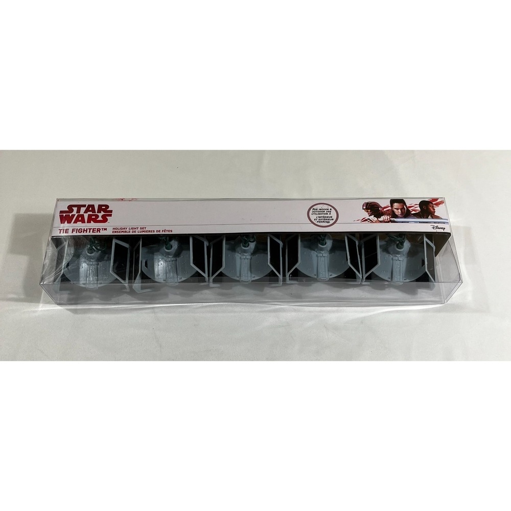 Star Wars TIE Fighter Holiday Light Set Kurt S Adler Christmas String Lights